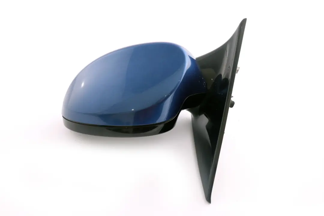BMW 3 Series E92 High Gloss Power Fold Auto Dip Left Mirror N/S Montego Blue