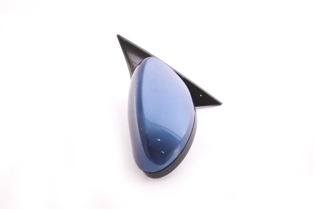 BMW 3 Series E92 High Gloss Power Fold Auto Dip Left Mirror N/S Montego Blue