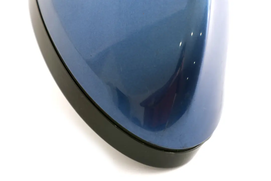 BMW 3 Series E92 High Gloss Power Fold Auto Dip Right Mirror O/S Montego Blue