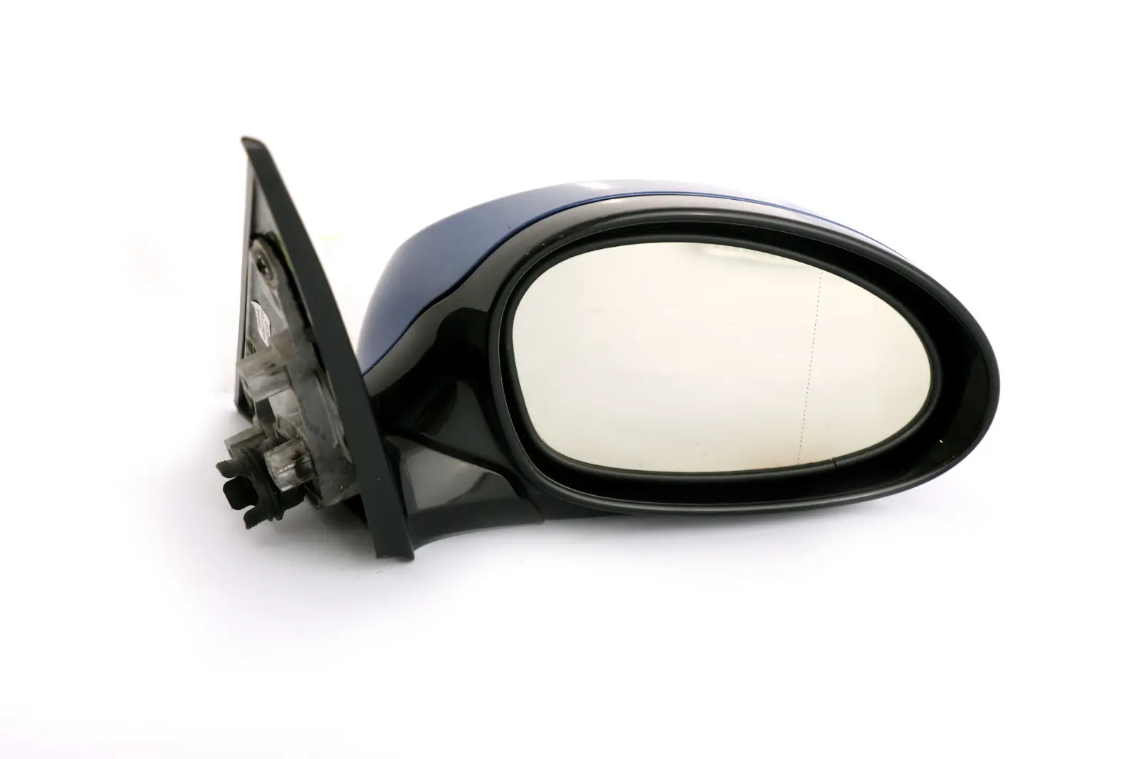 BMW 3 Series E92 High Gloss Power Fold Auto Dip Right Mirror O/S Montego Blue