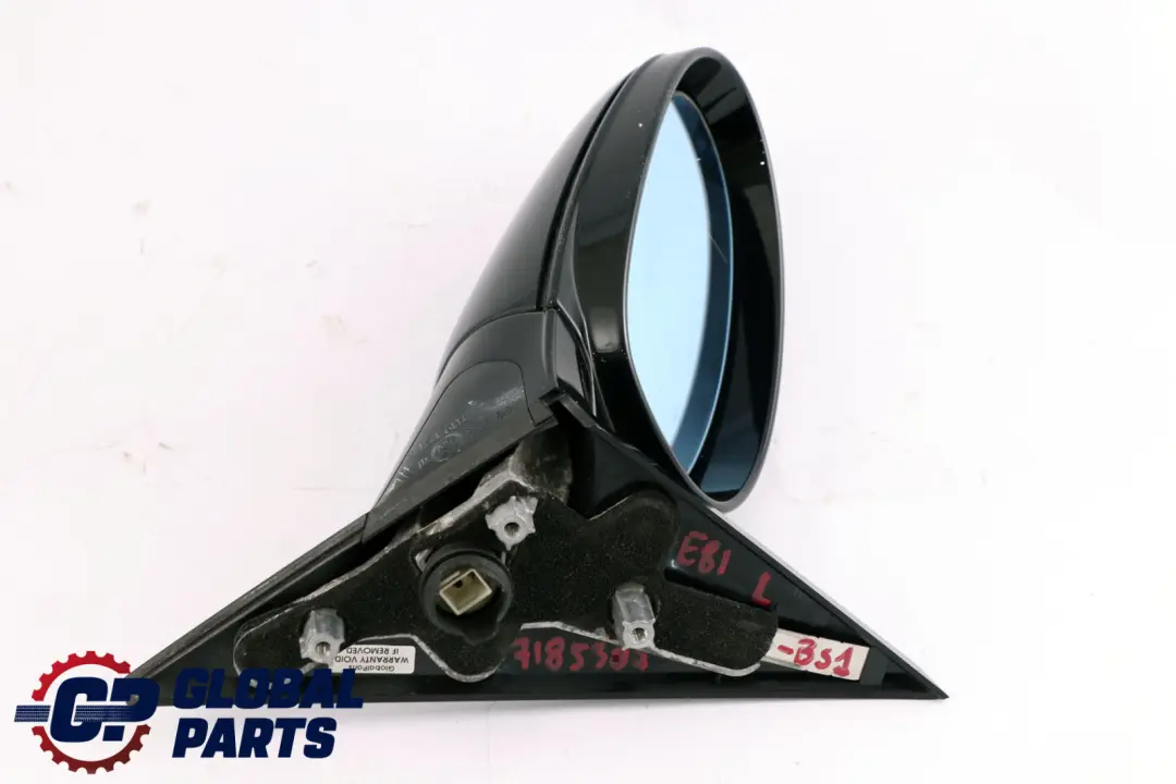 BMW 1 Series 1 E81 E82 M Sport High Gloss Left Wing Mirror N/S Black Sapphire