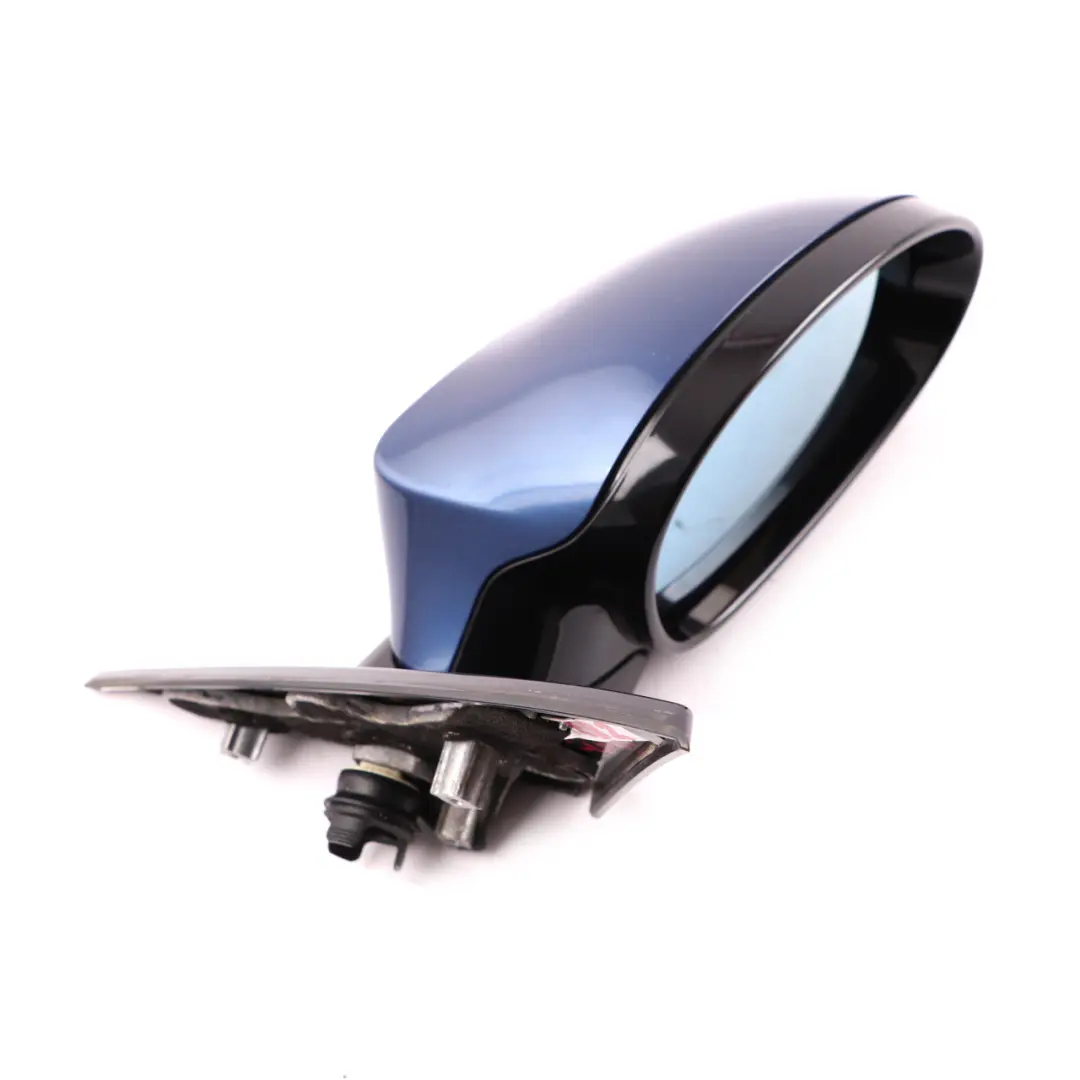 BMW 1 E81 E82 1 M Sport High Gloss Right Wing Mirror O/S Le Mans Blau Blue 381