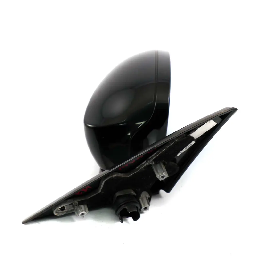 BMW 1 Series E81 E82 M Sport Power Fold Right Wing Mirror O/S Black Sapphire