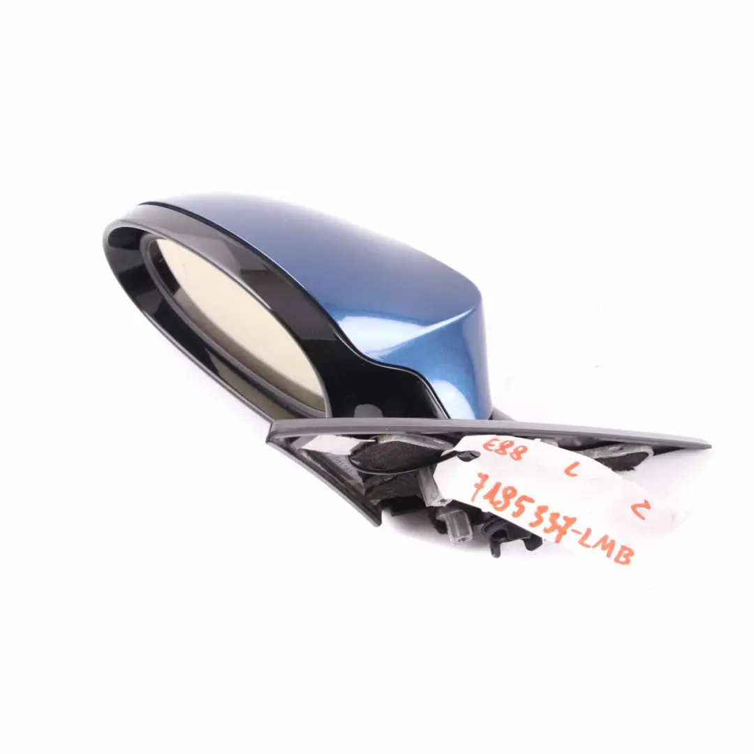 Door Wing Mirror BMW E81 E82 E88 M Sport Auto Dip Left N/S Le Mans Blau Blue 381