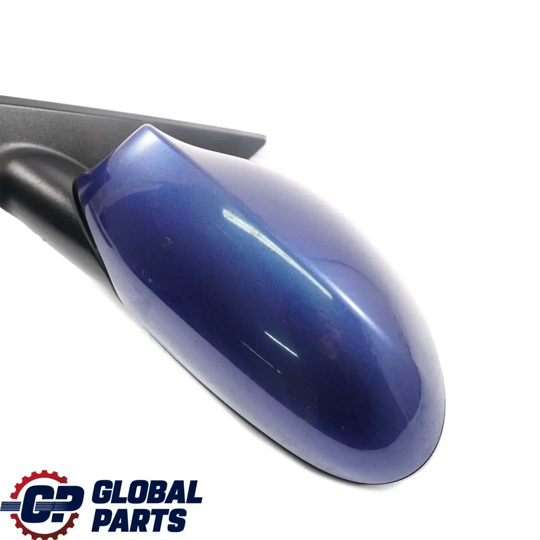 BMW 1 E81 E88 Power Fold Heated Left Wing Mirror N/S Montegoblau Blue