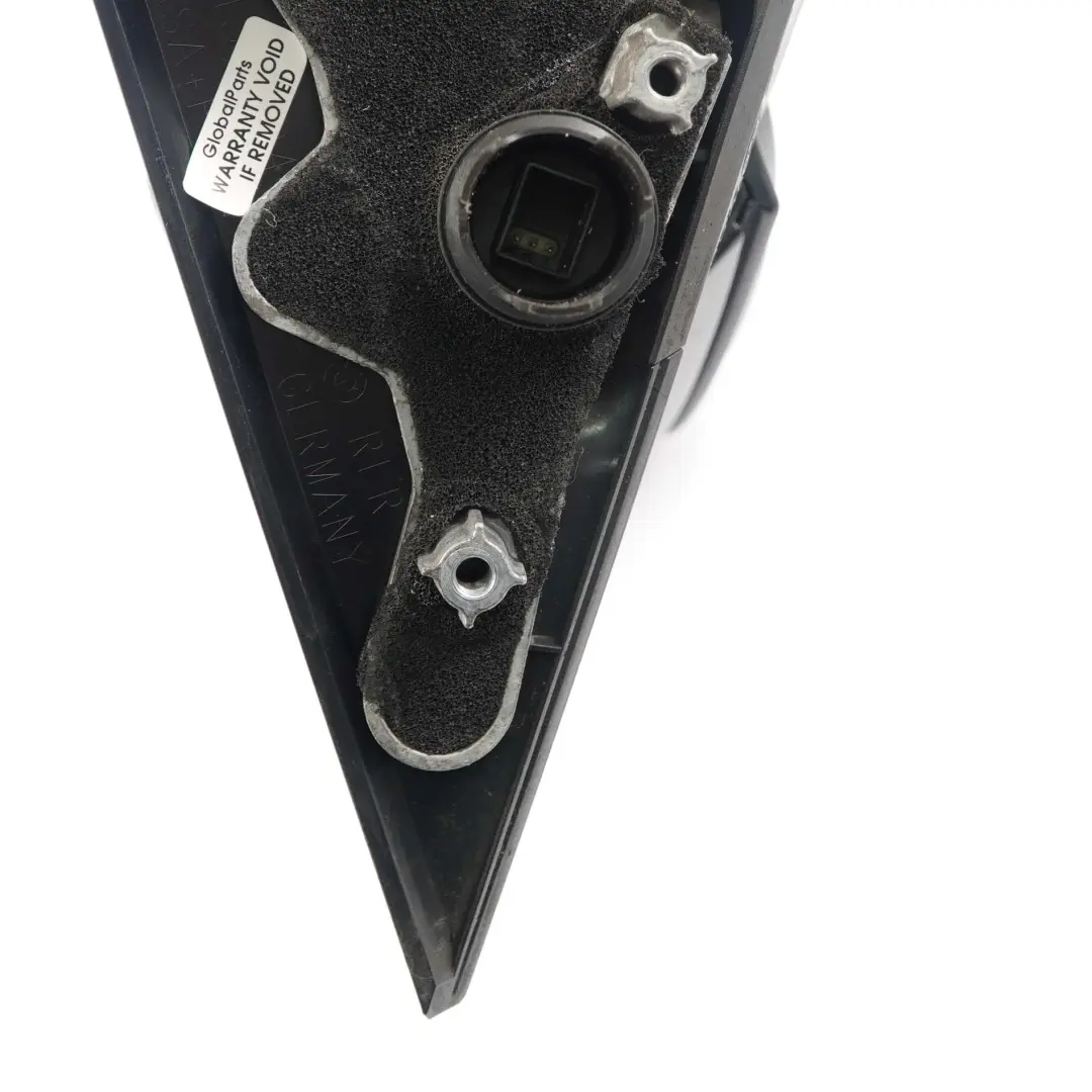 BMW 1 E81 E82 E88 Power Fold Right Wing Mirror O/S Black Sapphire Metallic 475
