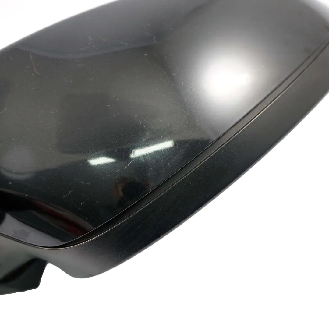 BMW 1 E81 E82 E88 Power Fold Right Wing Mirror O/S Black Sapphire Metallic 475