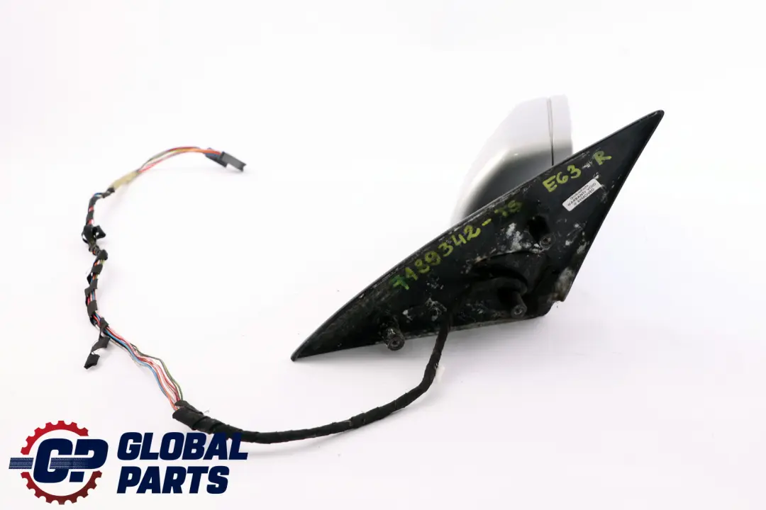BMW 6 Series E63 E64 Heated Right Wing Mirror O/S Titansilber Metallic Silver