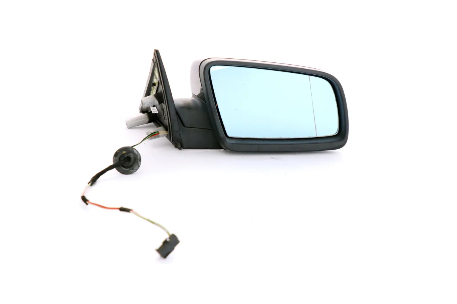 BMW 5 Series E60 E61 Heated Right Wing Mirror O/S Black Sapphire Metallic 475