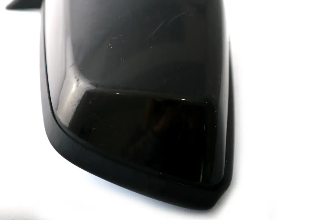 BMW 5 Series 1 E60 E61 Heated Right Wing Mirror O/S Black Sapphire Metallic 475