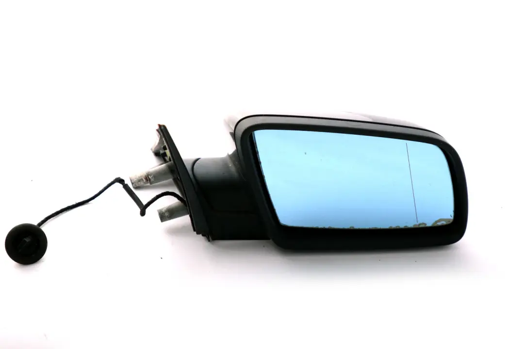 BMW 5 Series 1 E60 E61 Heated Right Wing Mirror O/S Black Sapphire Metallic 475