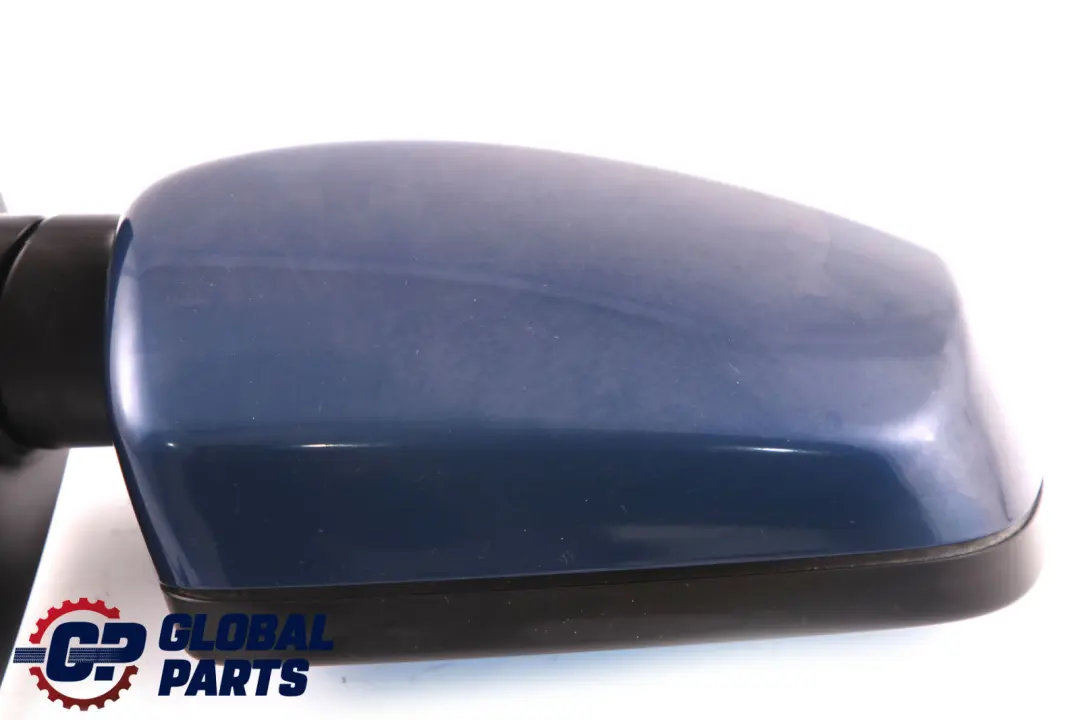 BMW 5 Series 4 E60 E61 Heated Right Wing Mirror O/S Mysticblau Metallic Blue