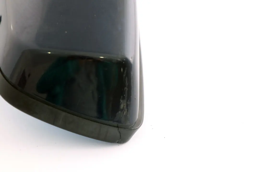 BMW 5 Series E60 E61 Heated Right Wing Mirror O/S Orientblau Orient Blue 317