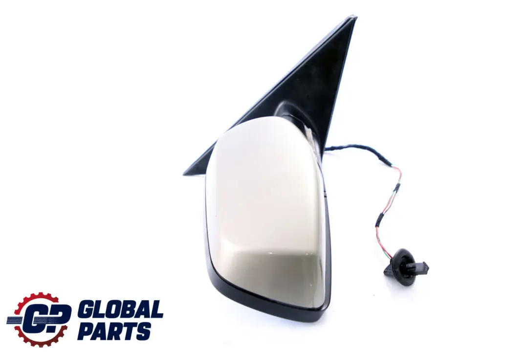 BMW 5 Series 1 E60 E61 Heated Right Door Wing Mirror O/S Olivin Metallic 349