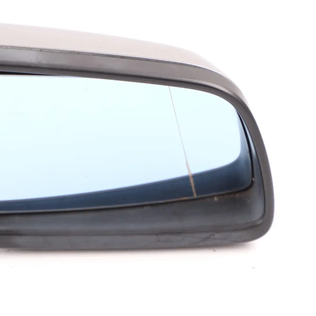 Door Wing Mirror BMW E60 E61 Heated Right O/S Silbergrau Silver Grey A08