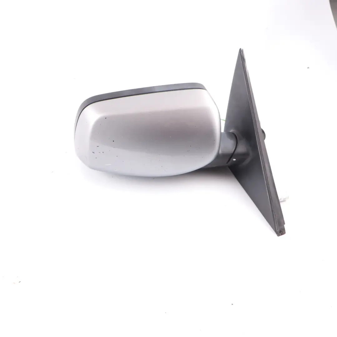 Door Wing Mirror BMW E60 E61 Heated Right O/S Silbergrau Silver Grey A08