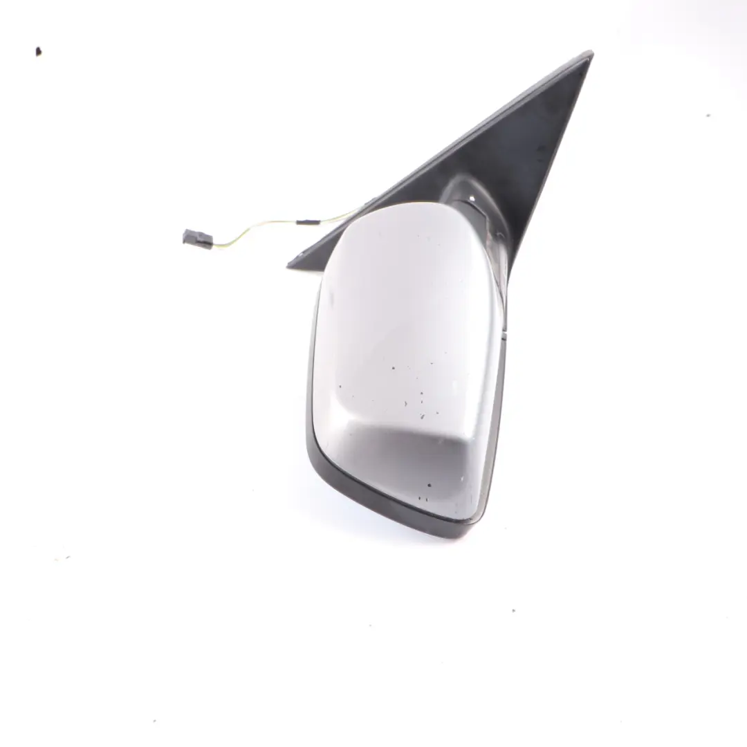 Door Wing Mirror BMW E60 E61 Heated Right O/S Silbergrau Silver Grey A08