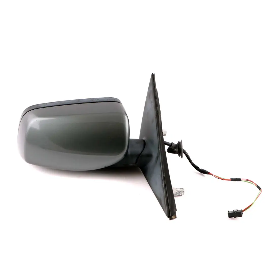 BMW 5 E60 E61 Heated Right Wing Mirror O/S Titangrau Metallic Titanium Grey 