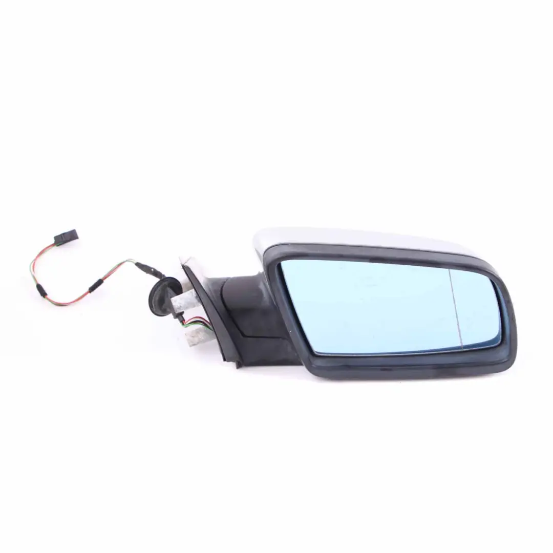 Wing Mirror BMW E60 E61 3 Heated Right O/S Titansilber Titanium Silver 354