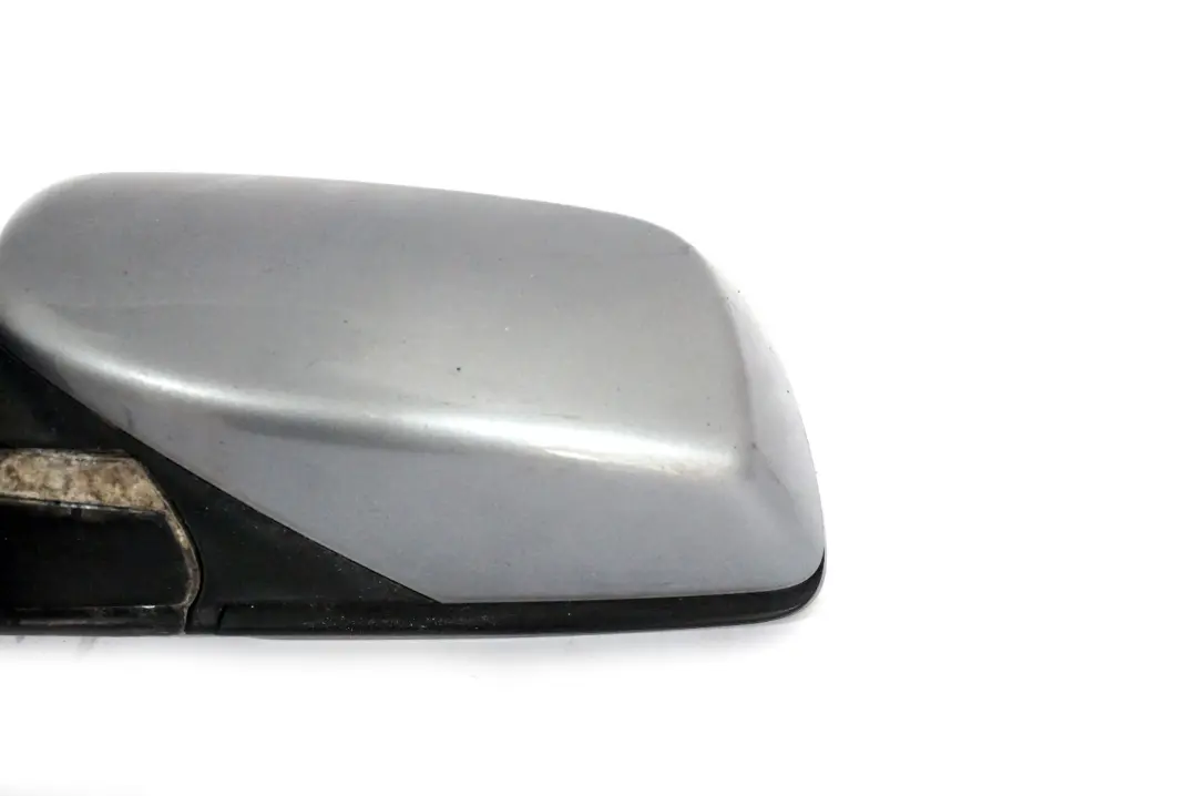 BMW 5 Series E60 E61 Heated Left Wing Mirror N/S Silbergrau Silver Grey