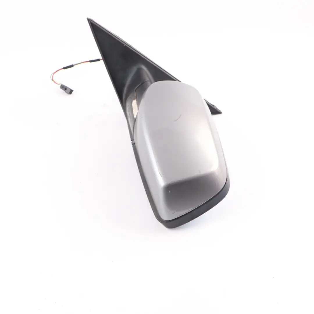 BMW E60 E61 Wing Mirror Heated Left N/S Silbergrau Silver Grey A08