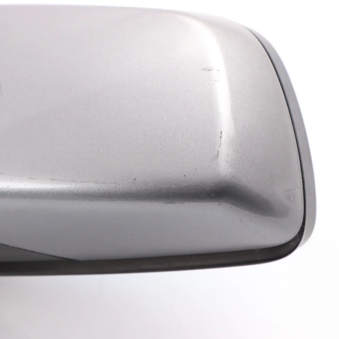 BMW E60 E61 Wing Mirror Heated Left N/S Silbergrau Silver Grey A08