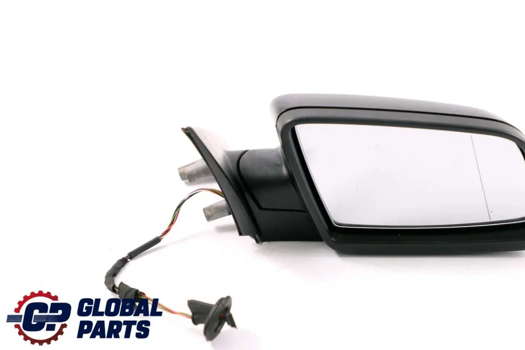 BMW 5 Series E60 E61 Heated Right Wing Mirror O/S Black Sapphire