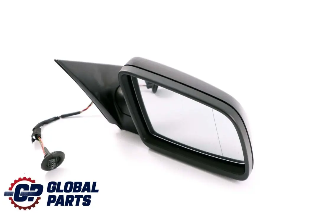 BMW 5 Series E60 E61 Heated Right Wing Mirror O/S Black Sapphire