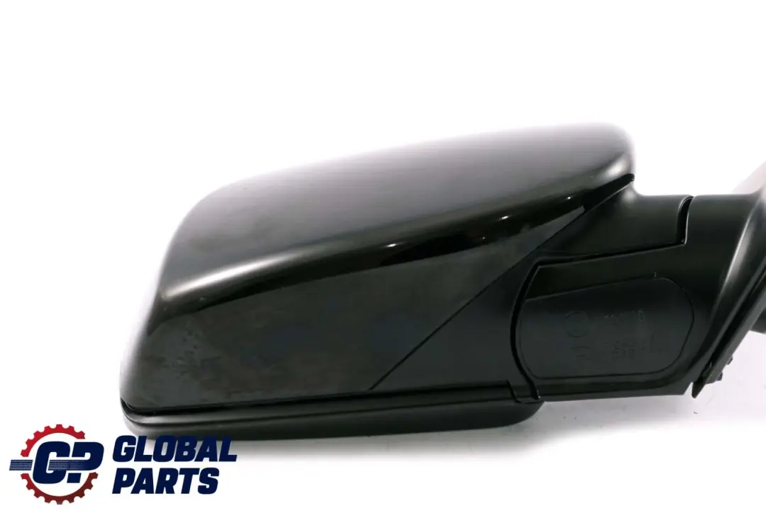 BMW 5 Series E60 E61 Heated Right Wing Mirror O/S Black Sapphire