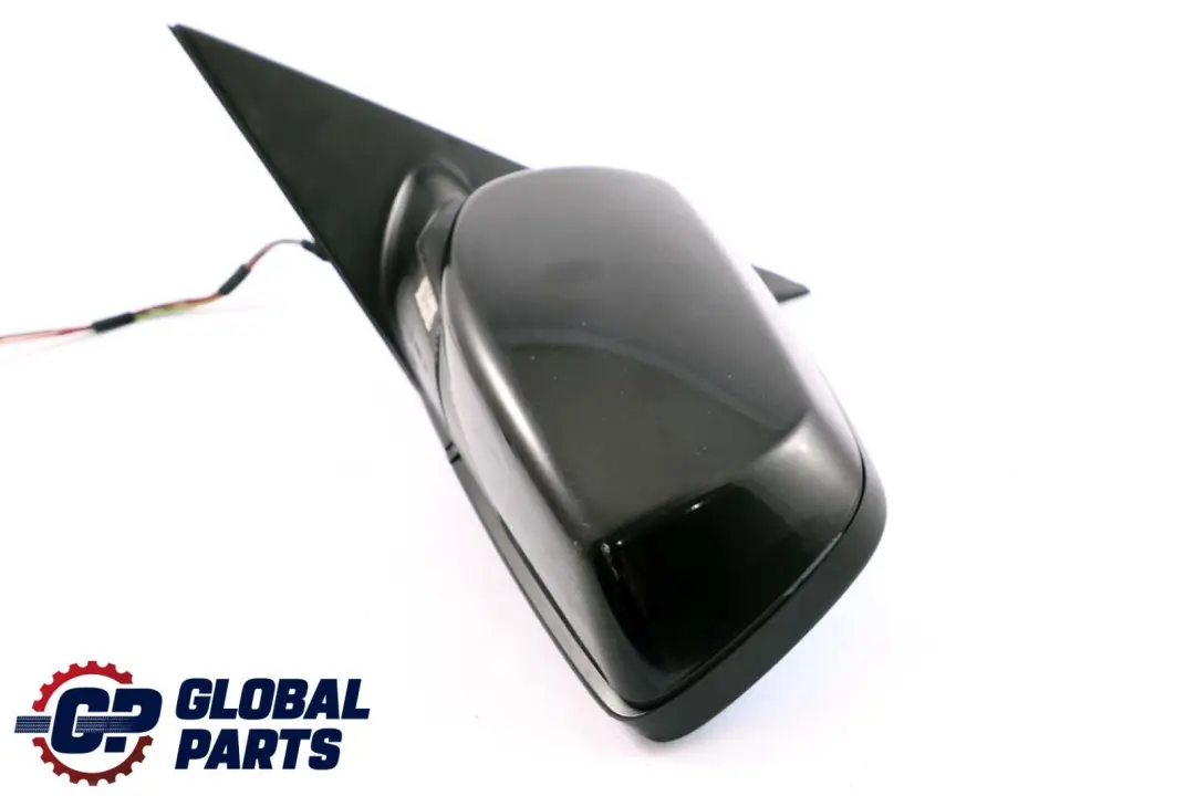 BMW 5 Series E60 E61 Heated Left Wing Mirror N/S Black Sapphire