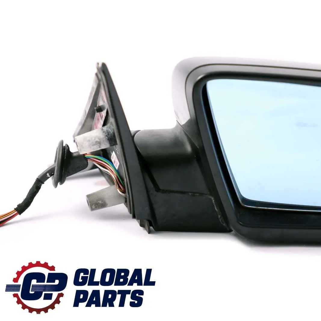 BMW 5 Series E60 E61 Heated Right Wing Mirror Lightpacked O/S Titangrau Grey