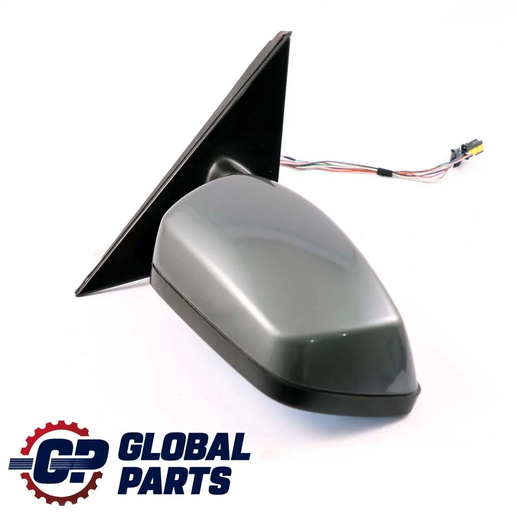 BMW 5 Series E60 E61 Heated Right Wing Mirror Lightpacked O/S Titangrau Grey