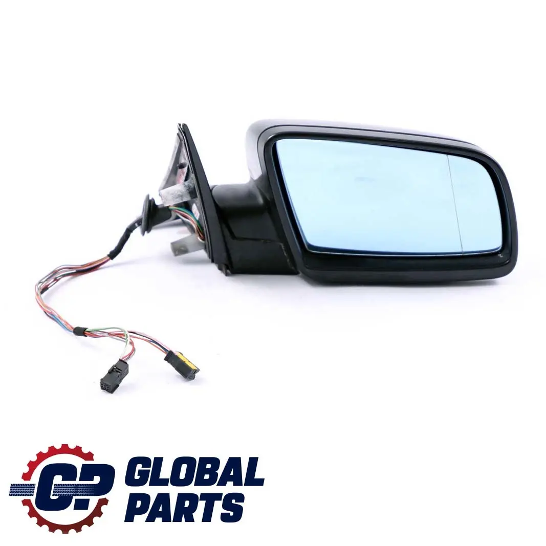 BMW 5 Series E60 E61 Heated Right Wing Mirror Lightpacked O/S Titangrau Grey