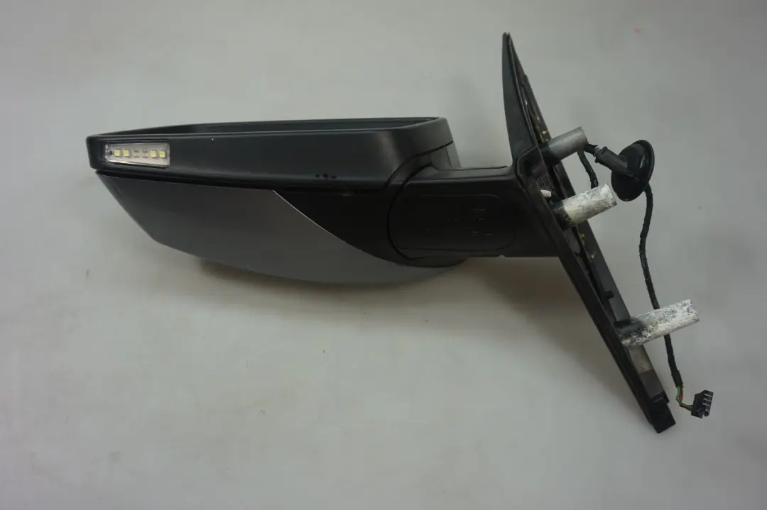 Heated Left Side Wing Mirror Lightpacked N/S Silbergrau BMW 5 Series E60 E61 - SKU rhd-7189511-SBG - Part number 7189511