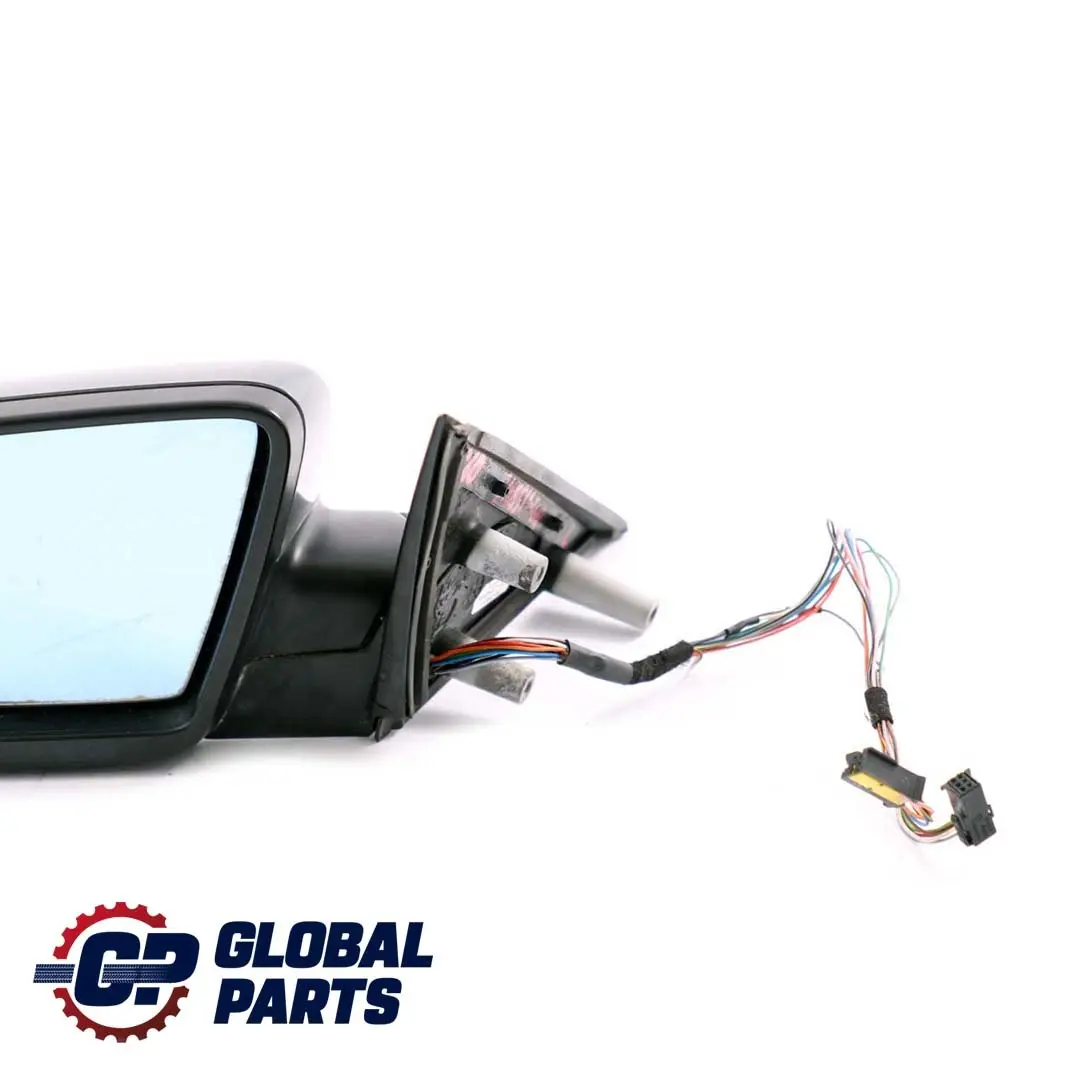 BMW 5 Series E60 E61 Heated Left Wing Mirror Lightpacked N/S Titangrau Grey