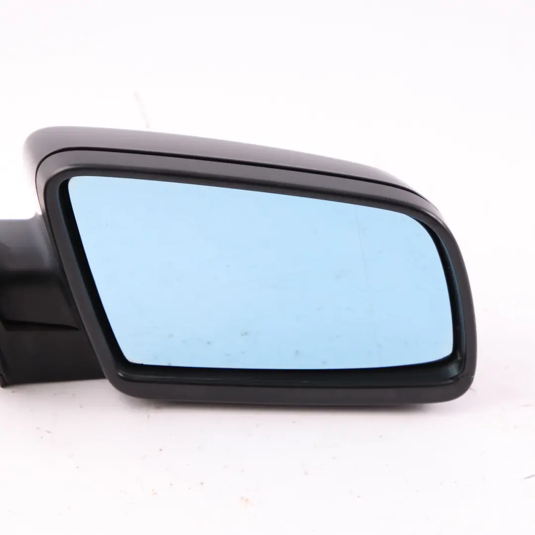 BMW E60 E61 Auto Dip Power Fold Memory Right Wing Mirror O/S Black Sapphire 475