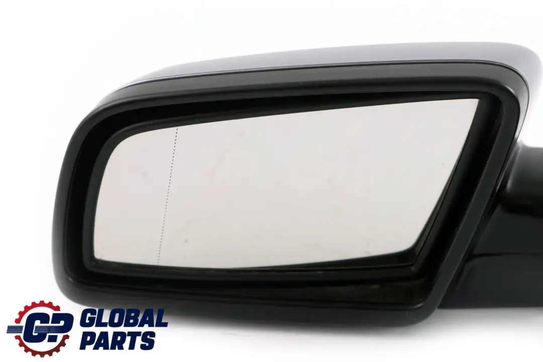 BMW 5 Series E60 E61 Auto Dip Left Wing Mirror N/S Silbergrau Silver Grey A08