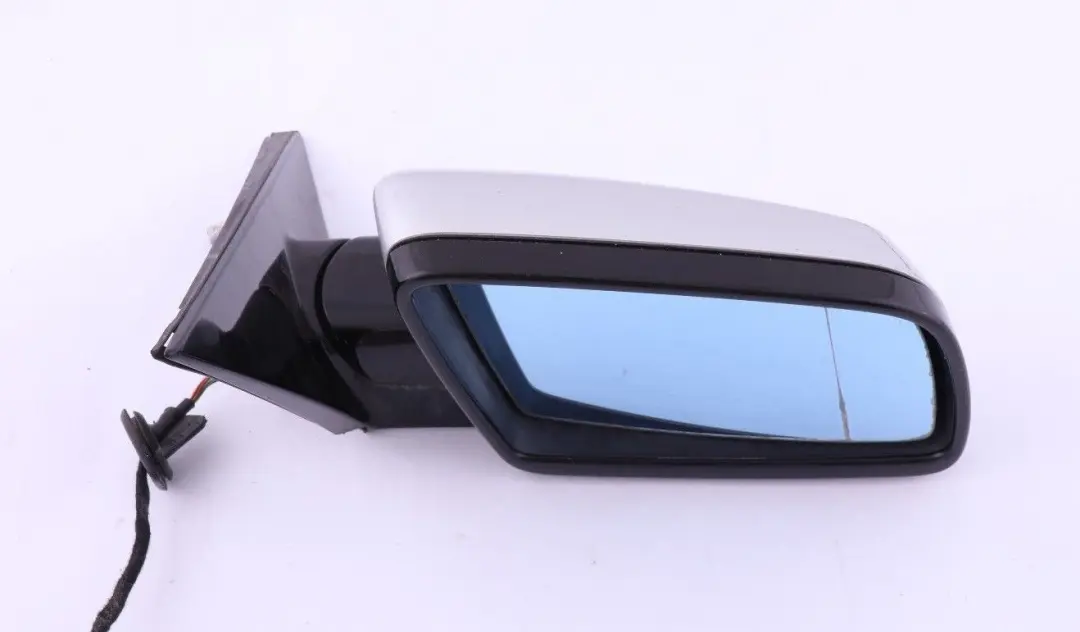 Heated Right Wing Mirror O/S Titansilber High Gloss BMW 5 Series E60 E61 M Sport - SKU rhd-7189526-TS - Part number 7189526