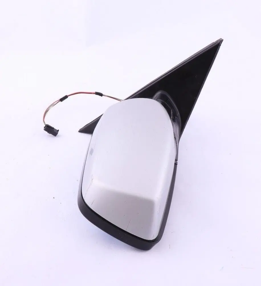 Heated Right Wing Mirror O/S Titansilber High Gloss BMW 5 Series E60 E61 M Sport - SKU rhd-7189526-TS - Part number 7189526