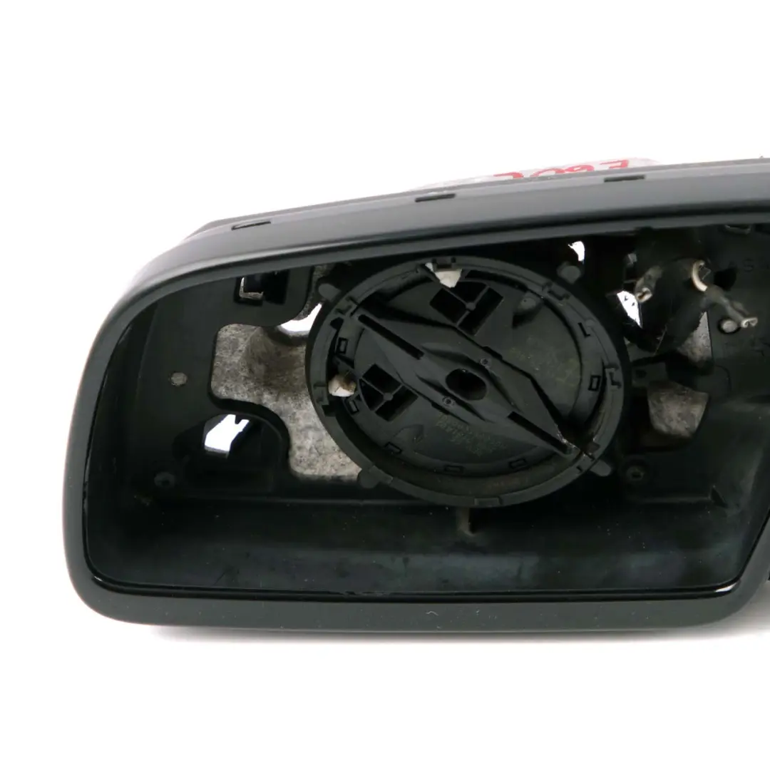 BMW 5 E60 E61 M Sport Heated Left Base Wing Mirror N/S High Gloss Glanzschwarz
