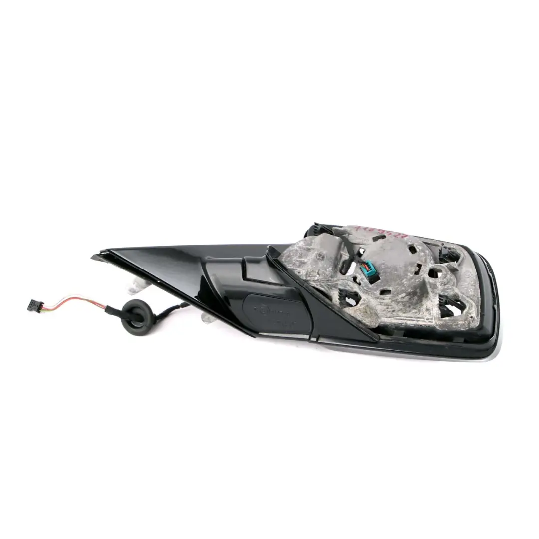 BMW 5 E60 E61 M Sport Heated Left Base Wing Mirror N/S High Gloss Glanzschwarz
