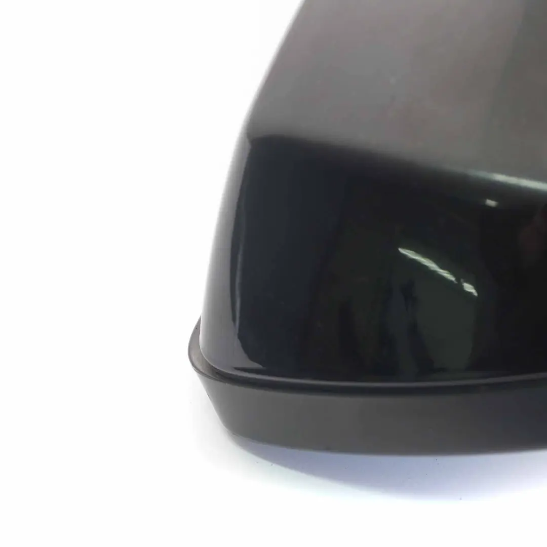 Wing Mirror BMW E60 E61 LCI Heated Left Door N/S Black Sapphire Metallic 475