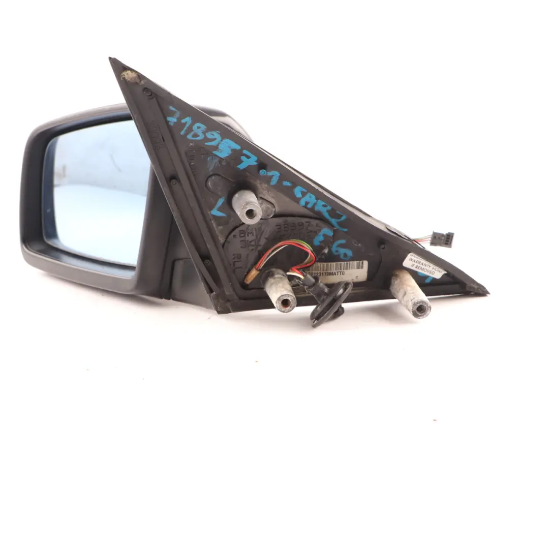 Wing Mirror BMW E60 E61 LCI Heated Door Left N/S Outside Carbon Black - 416