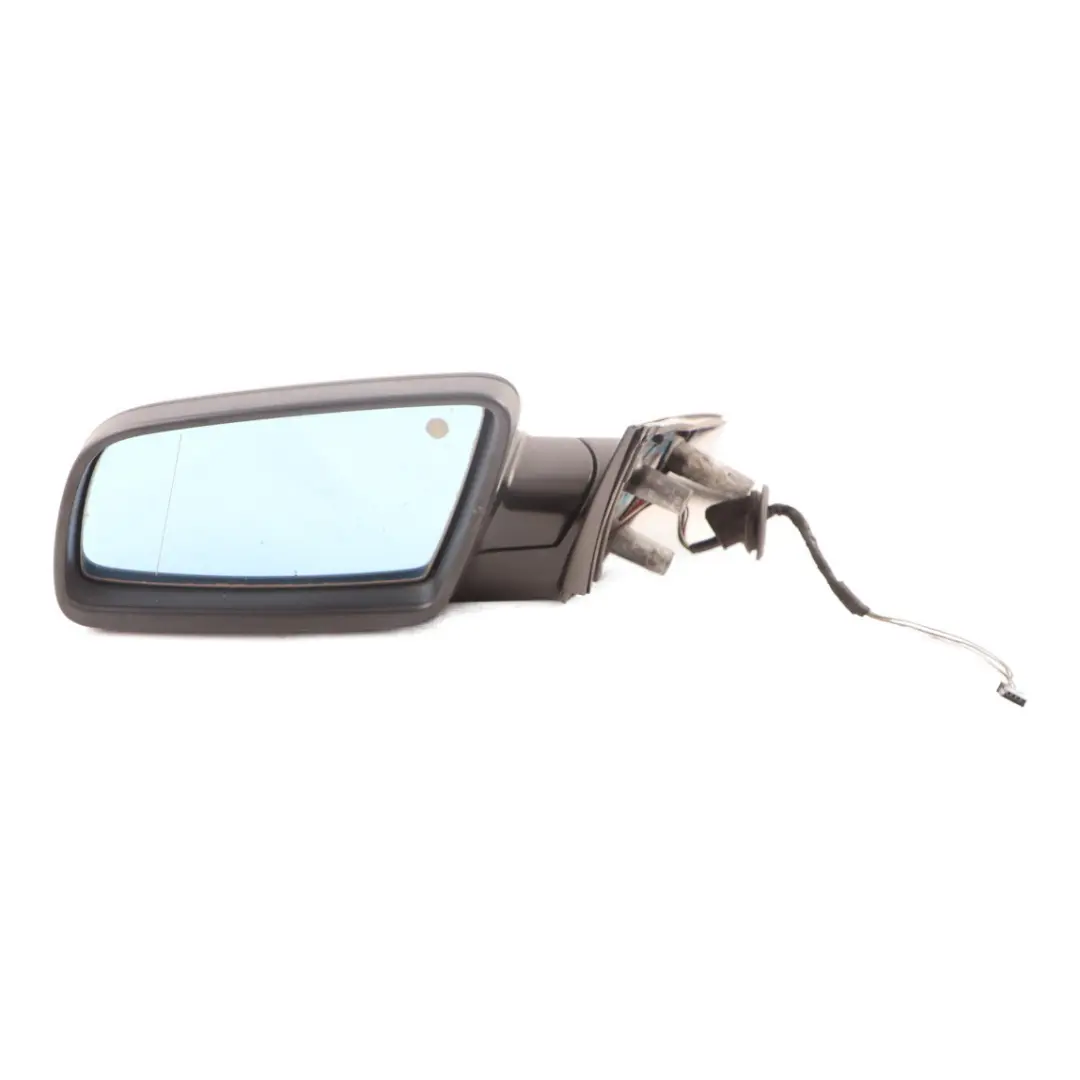 Wing Mirror BMW E60 E61 LCI Heated Door Left N/S Outside Titan Silver - 354