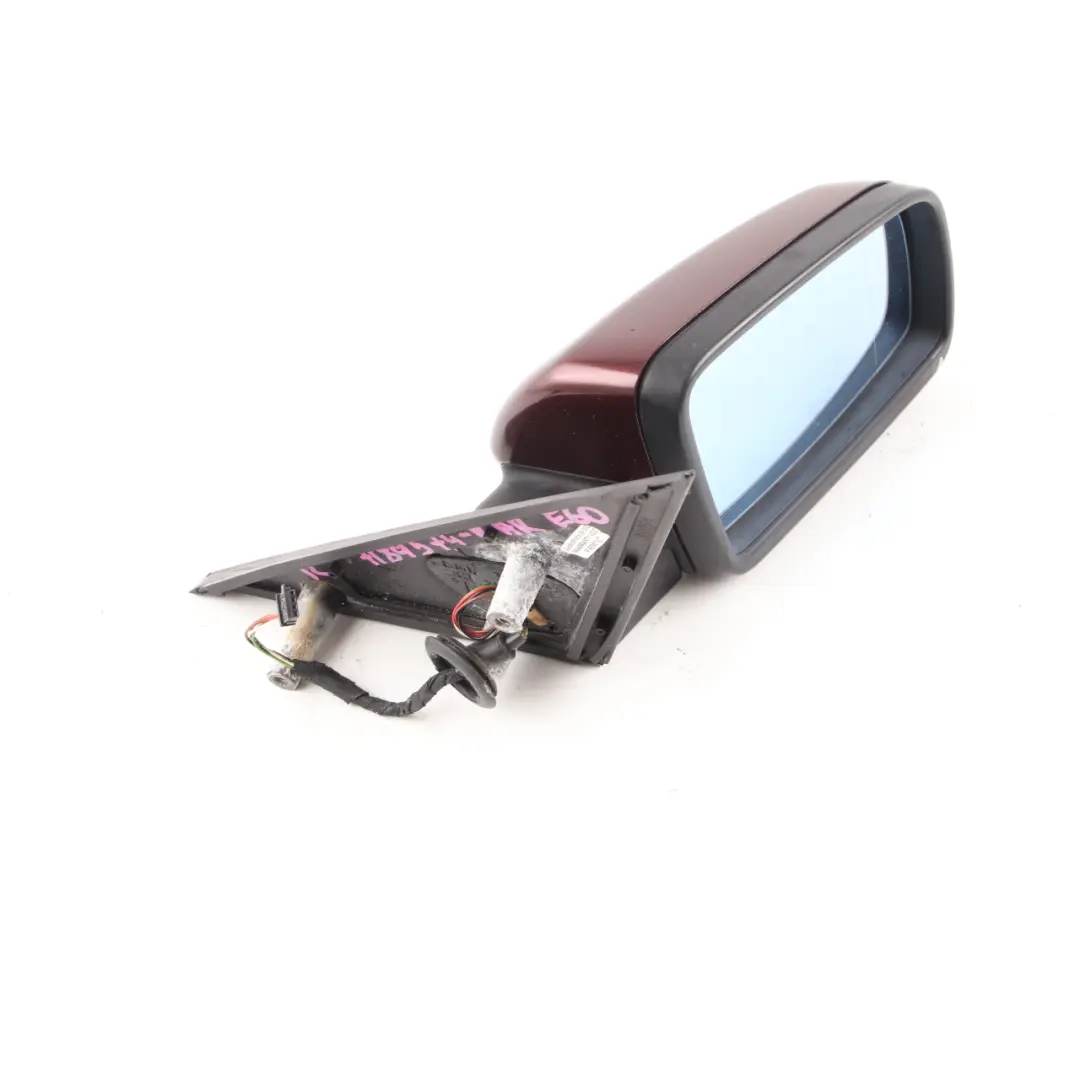 BMW 5 Series E60 E61 LCI Heated Right Wing Mirror O/S Barberarot Barbera Red