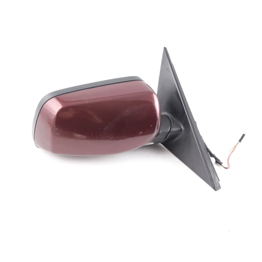BMW 5 Series E60 E61 LCI Heated Right Wing Mirror O/S Barberarot Barbera Red