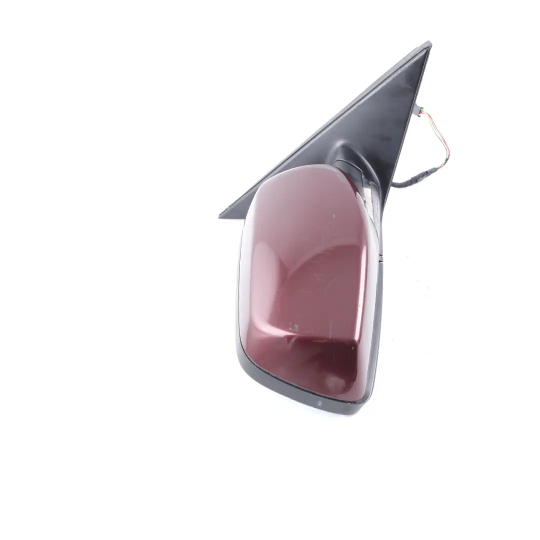 BMW 5 Series E60 E61 LCI Heated Right Wing Mirror O/S Barberarot Barbera Red