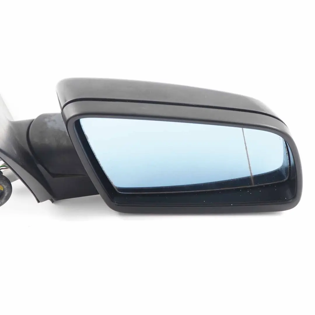 Wing Mirror BMW E60 E61 LCI 2 Heated Right Door O/S Black Sapphire Metallic 475