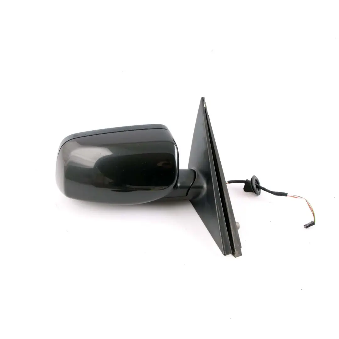 BMW 5 Series E60 E61 LCI Heated Right Wing Mirror O/S Black Sapphire Metallic