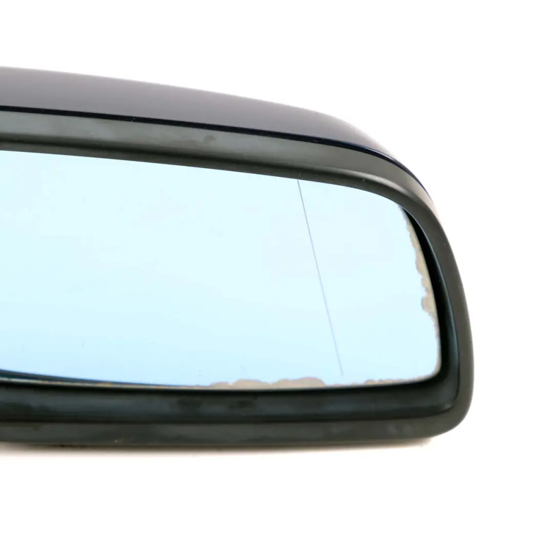 BMW 5 Series E60 E61 LCI Heated Right Wing Mirror O/S Tiefseeblau Deep Sea Blue